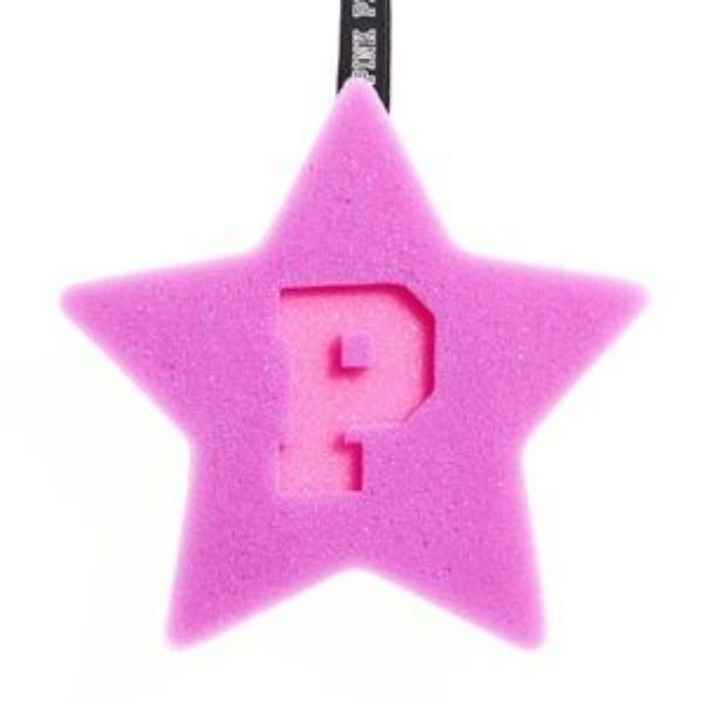 VS Pink Star Sponge Loofah NIP